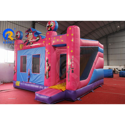 Inflatable Castle Water Slide Combo Bouncy Jump Castle Waterslide Pool Commercial