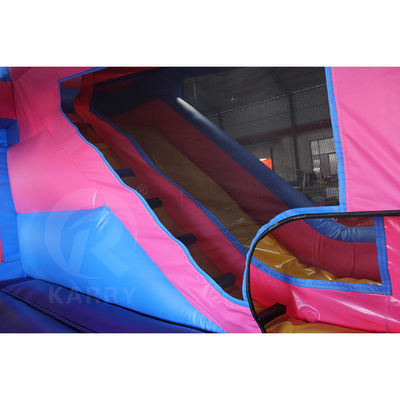 Inflatable Castle Water Slide Combo Bouncy Jump Castle Waterslide Pool Commercial