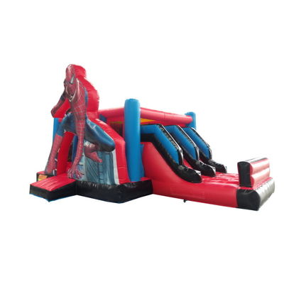 Features PORTABLE Inflatable Spiderman Bouncer Combo for Kids Party Rental