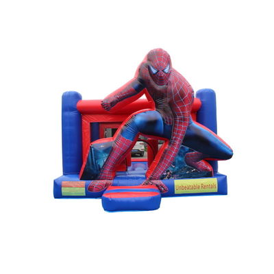 Features PORTABLE Inflatable Spiderman Bouncer Combo for Kids Party Rental