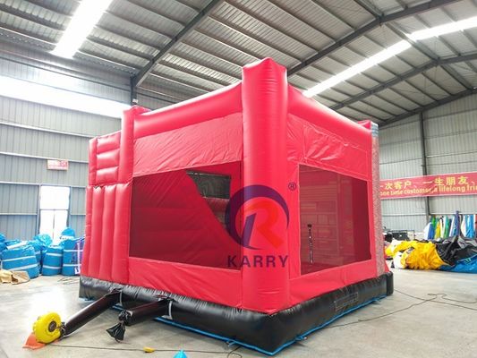 Fire Station Truck Inflatable Bouncer Slide Combo for Party Rentals Age Range 14 Years up