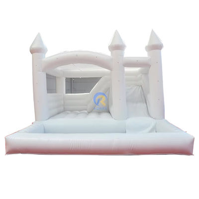 Features PORTABLE Inflatable Combo Castle Slide for Wedding Party and Toddler Bouncer
