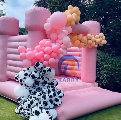 Unisex Wedding Party Jumping Castle with Balloon Decoration Rental Equipment and Blower