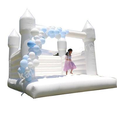 Hand Drawn Wedding Bouncy Castle Jumper with Slide and Ball Pit Express Air Shipping