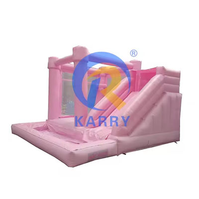 Hand Drawn Wedding Bouncy Castle Jumper with Slide and Ball Pit Express Air Shipping