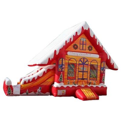CE Certified and Portable Christmas Inflatable Bouncer Jumping House Combo Slide
