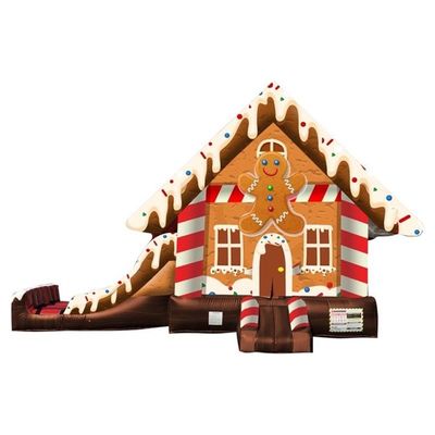 CE Certified and Portable Christmas Inflatable Bouncer Jumping House Combo Slide