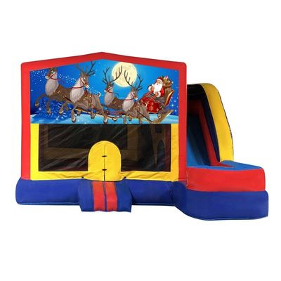 CE Certified and Portable Christmas Inflatable Bouncer Jumping House Combo Slide