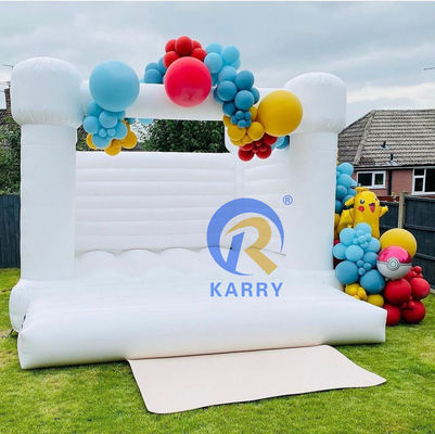 Outdoor Playground Inflatable Castle Bouncy Combo for White Wedding Unisex Party Game