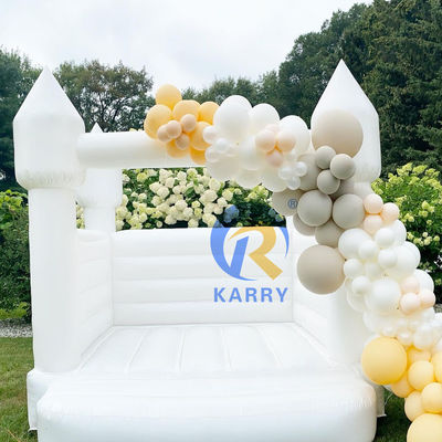 Outdoor Playground Inflatable Castle Bouncy Combo for White Wedding Unisex Party Game
