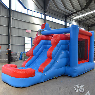 14 Years up Age Range Commercial PVC Spiderman Inflatable Bouncer House with Slide