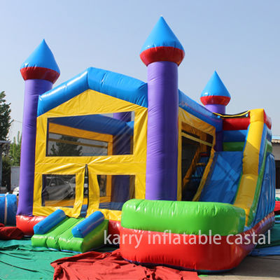 EN14960 Certified Inflatable Castle Slide Combo 5 in 1 with Customized Design