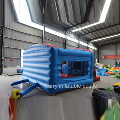 Outdoor Entertainment Spiderman Inflatable Bouncer Castle Combo Slide and Bouncy House