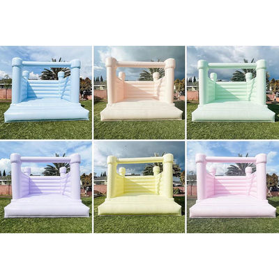 Blower Included Commercial Inflatable Wedding White Bounce House for Kids