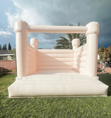 Blower Included Commercial Inflatable Wedding White Bounce House for Kids