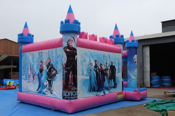 Age Range 14 Years up Castle Bounce Pink House Jumping Bouncy Castle for Party Rental