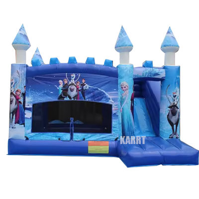 Customized Size Inflatable Bouncer with Slide Age Range 14 Years up Commercial Grade