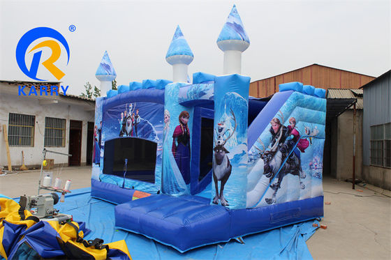 Customized Size Inflatable Bouncer with Slide Age Range 14 Years up Commercial Grade