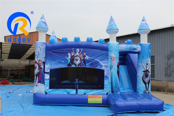 Customized Size Inflatable Bouncer with Slide Age Range 14 Years up Commercial Grade