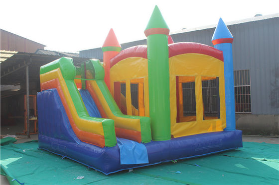 Customized Size Inflatable Bouncer with Slide Age Range 14 Years up Commercial Grade