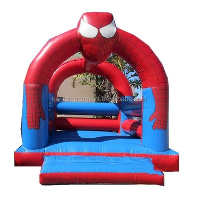 14 Years Up Superhero Spiderman Inflatable Bounce House Water Slide Pool with Pool Design