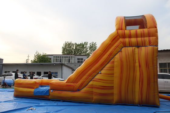 Summer Water Park Kid Toys Game 18ft PVC Inflatable Water Slide with Swimming Pool