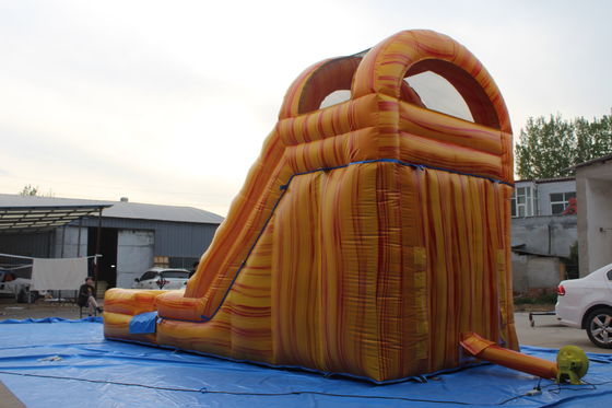 Summer Water Park Kid Toys Game 18ft PVC Inflatable Water Slide with Swimming Pool