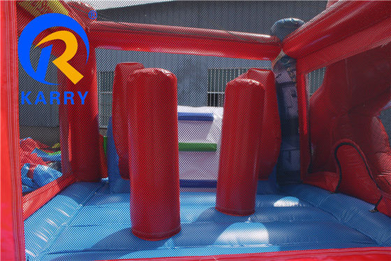Adults Inflatable Wet/Dry Combo Bounce House Slide with Digital Printing and Blower