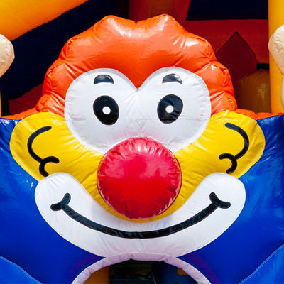 Kids Clown Inflatable Bouncer Outdoor Playground with Slide Shipping by Sea/Air Sale