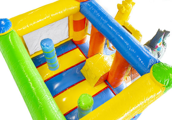 Inflatable Elephant Animal Theme Bounce House for Unisex Kids on Outdoor Playground