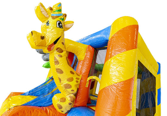 Inflatable Elephant Animal Theme Bounce House for Unisex Kids on Outdoor Playground