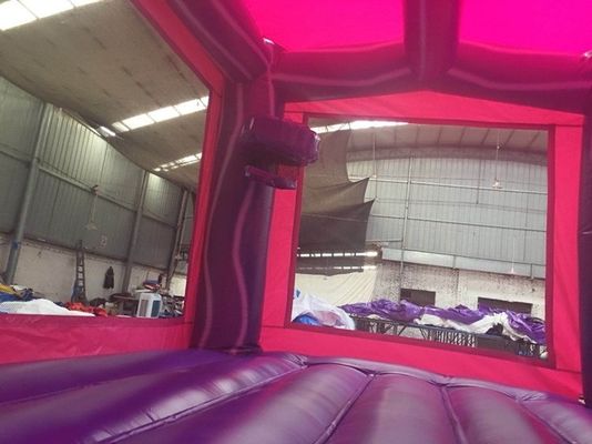 PORTABLE Bouncing Castle Combo Slide with EN71 Certification Rainbow Unicorn and Slide