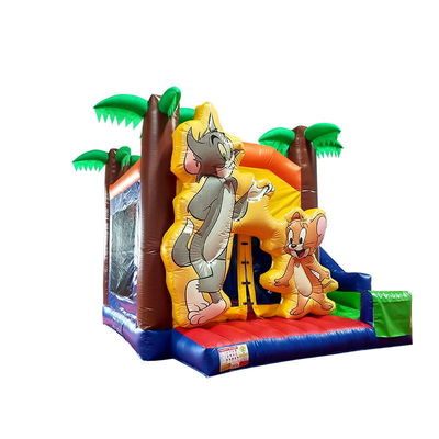 Unisex Tom and Jerry Inflatable Jumping Castle Bounce House for Kids Free Customization