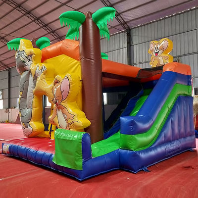 Unisex Tom and Jerry Inflatable Jumping Castle Bounce House for Kids Free Customization