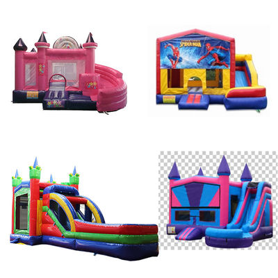 Gender-Neutral Inflatable Castle Bouncy Slide Perfect for Commercial Party Rentals