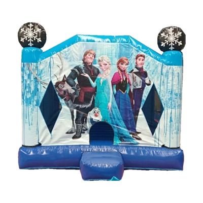 Unisex Frozen Inflatable Castle Bouncer House with Optional Colors Bouncing