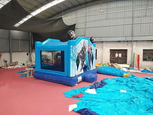 Unisex Frozen Inflatable Castle Bouncer House with Optional Colors Bouncing