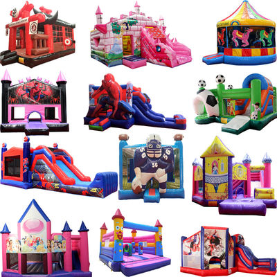Get Your Kids Moving with this Portable Castle Inflatable Bouncer Slide Combo