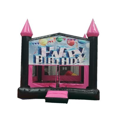 PORTABLE Features Inflatable Castle PVC Bounce House Jumping Slide for Kids' Fun Time