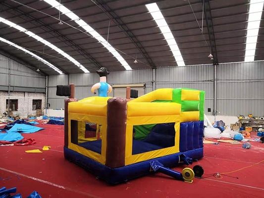 Features Repair Kits Portable Pirate Ship Inflatable Jumping Castle Slide Combo
