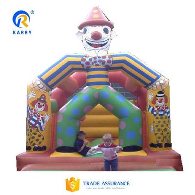 Inflatable Cartoon Animal Air Bouncy Bed with Customized Size and Durable PVC Tarpaulin
