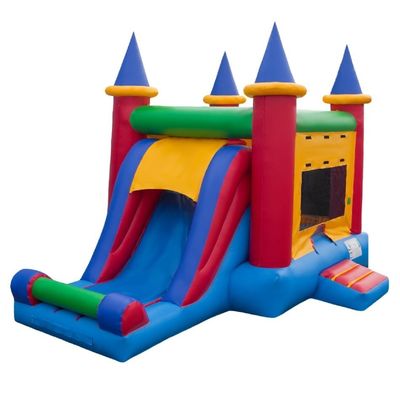 Screen Printing Inflatable Bouncer Slide Combo for Kids Commercial Grade