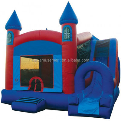 Screen Printing Inflatable Bouncer Slide Combo for Kids Commercial Grade