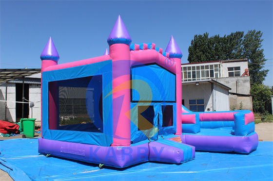 Screen Printing Inflatable Bouncer Slide Combo for Kids Commercial Grade