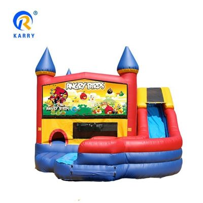 Castle Jumping Games PVC Inflatable Blast Zone Rock Crawler Bouncy House with Slide