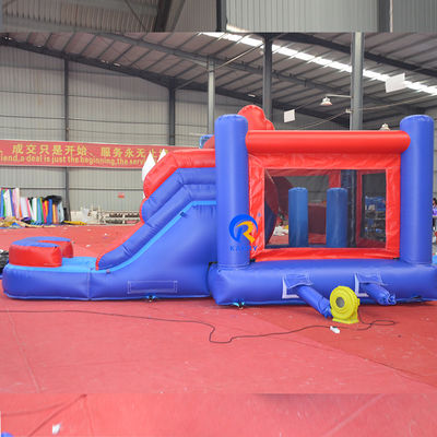 Kids PVC Tarpaulin Inflatable Bouncy Castle Combo with Slide and Digital Printing