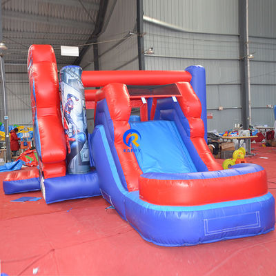 Kids PVC Tarpaulin Inflatable Bouncy Castle Combo with Slide and Digital Printing