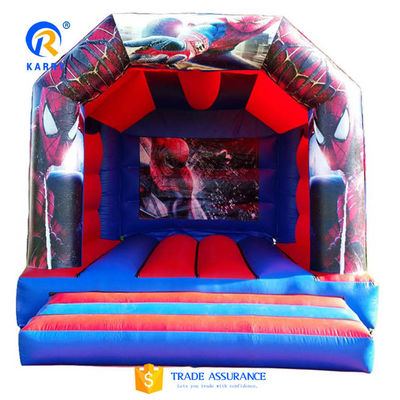 Spiderman Inflatable Bouncer for Children Customized Color Inflatable Kids Trampoline