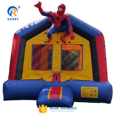 Spiderman Inflatable Bouncer for Children Customized Color Inflatable Kids Trampoline