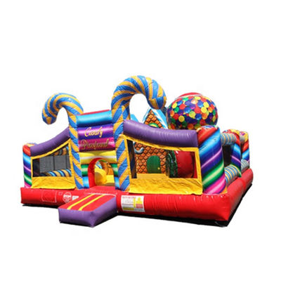 14 Years up PVC Kids Fun Amusement Park Candy Inflatable Jumping Castle for Outdoor Fun